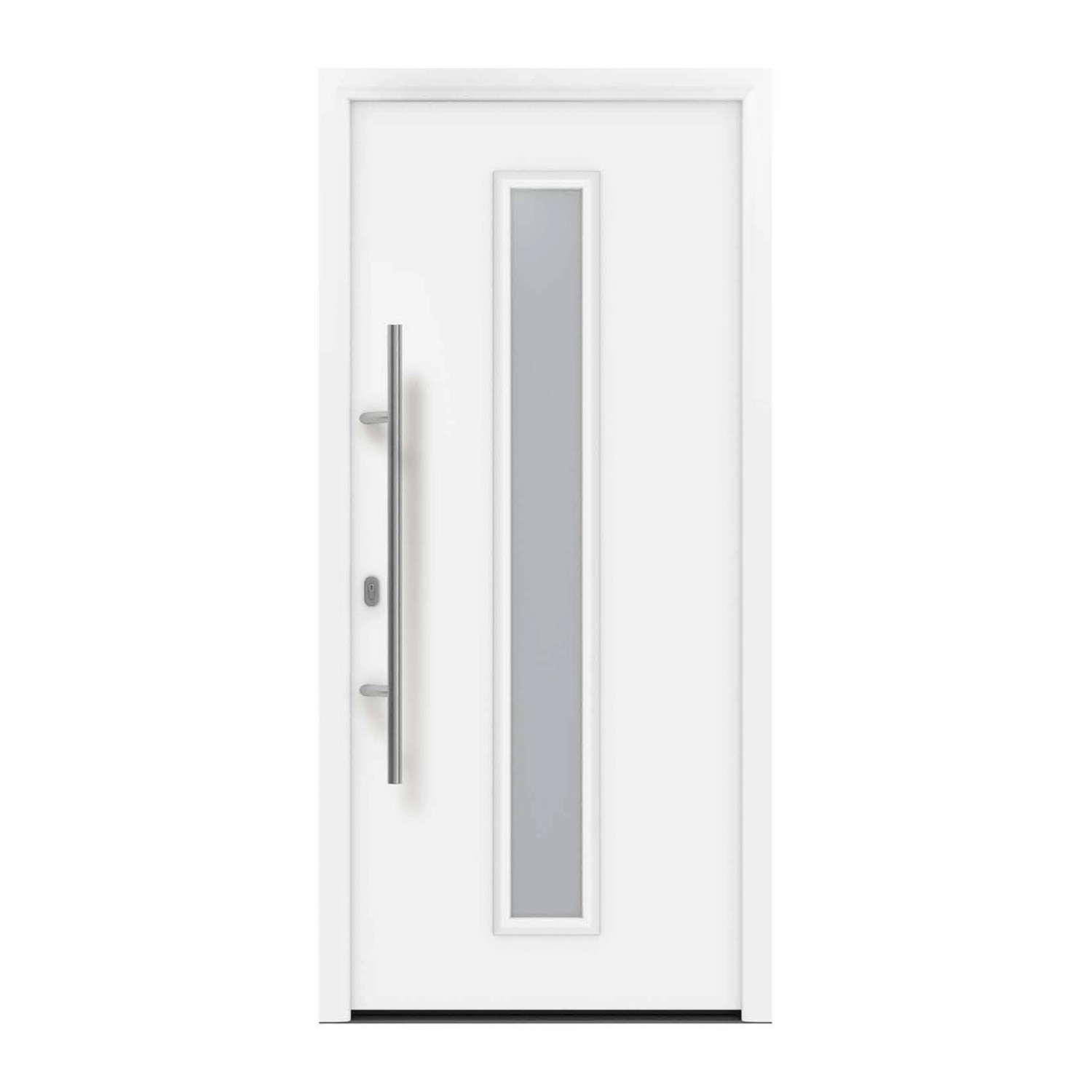 EcoStar Haustür Isopro IP 020S Verkehrsweiß 110 cm x 210 cm DIN L günstig online kaufen