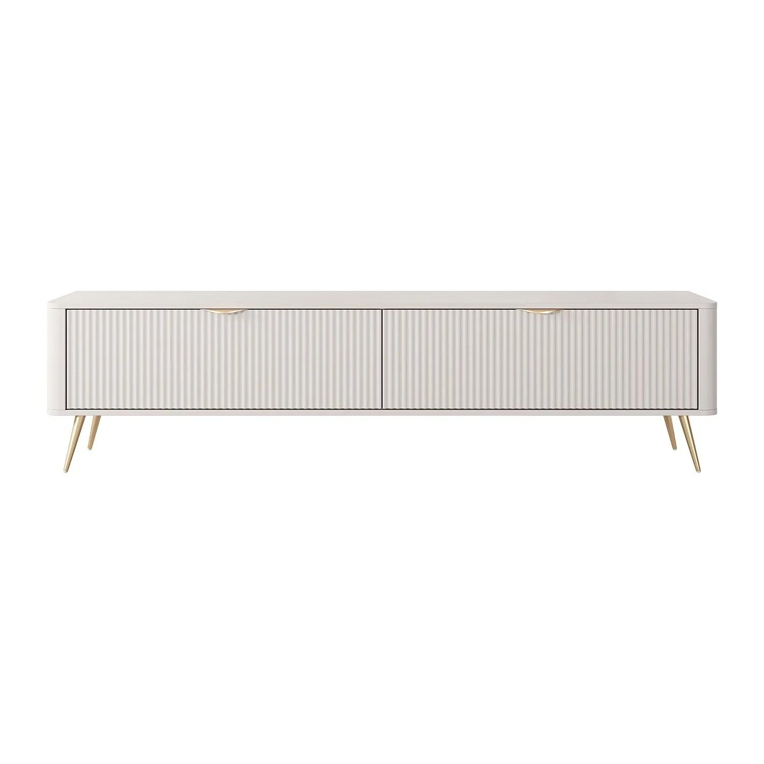 Vente-unique Tv-Board Elonaria Beige 200 cm