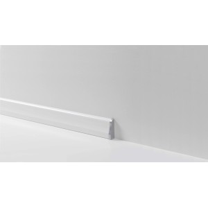 Parador Abschlusskappe in Alu-Optik für Sockelleiste SL 4, Zubehör für Laminat und Parkett.