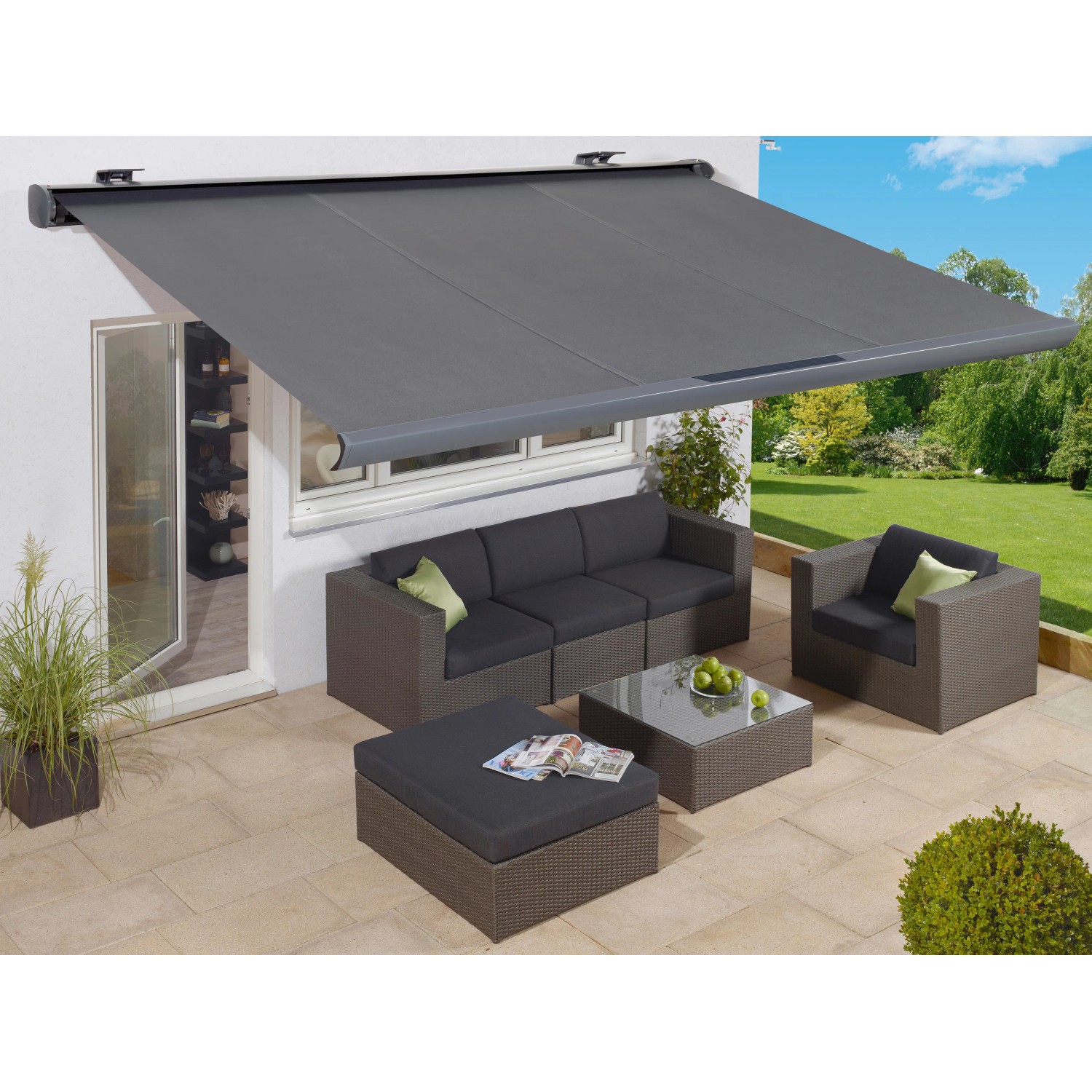 markise 0 grad neigung Melko Klemmmarkise Balkonmarkise ohne Bohren 150x120 cm mit Handkurbel Weiß Topcamp Ekeberg Camping, Oslo, Exotische Obstboxen Color:White Bib Set
