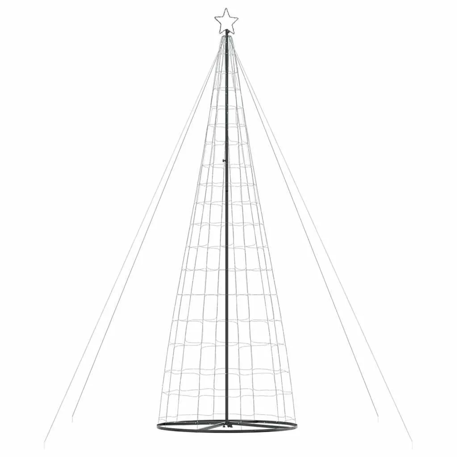 vidaXL LED Weihnachtsbaum 1534 LEDs Mehrfarbig 503 cm 4016459