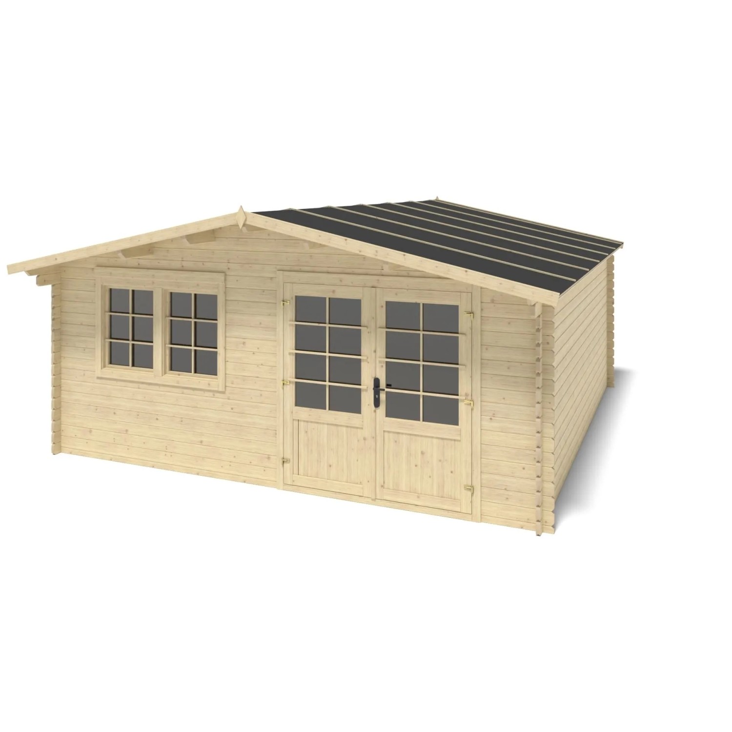 Altanka Gartenhaus   Gerätehaus 25 m2   5x5 m   34 mm   DOM722 günstig online kaufen