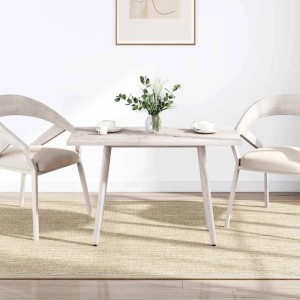 vidaXL Tischplatte Weiß 100x50x2,5 cm Massivholz Kiefer Rechteckig 824406