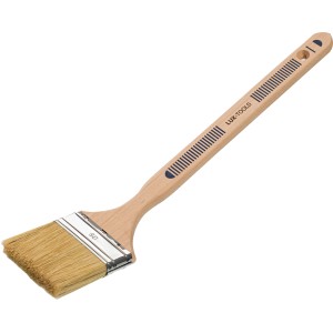 LUX Fassadenpinsel Dispersion 80 mm mit Holzgriff und Kunstborsten.