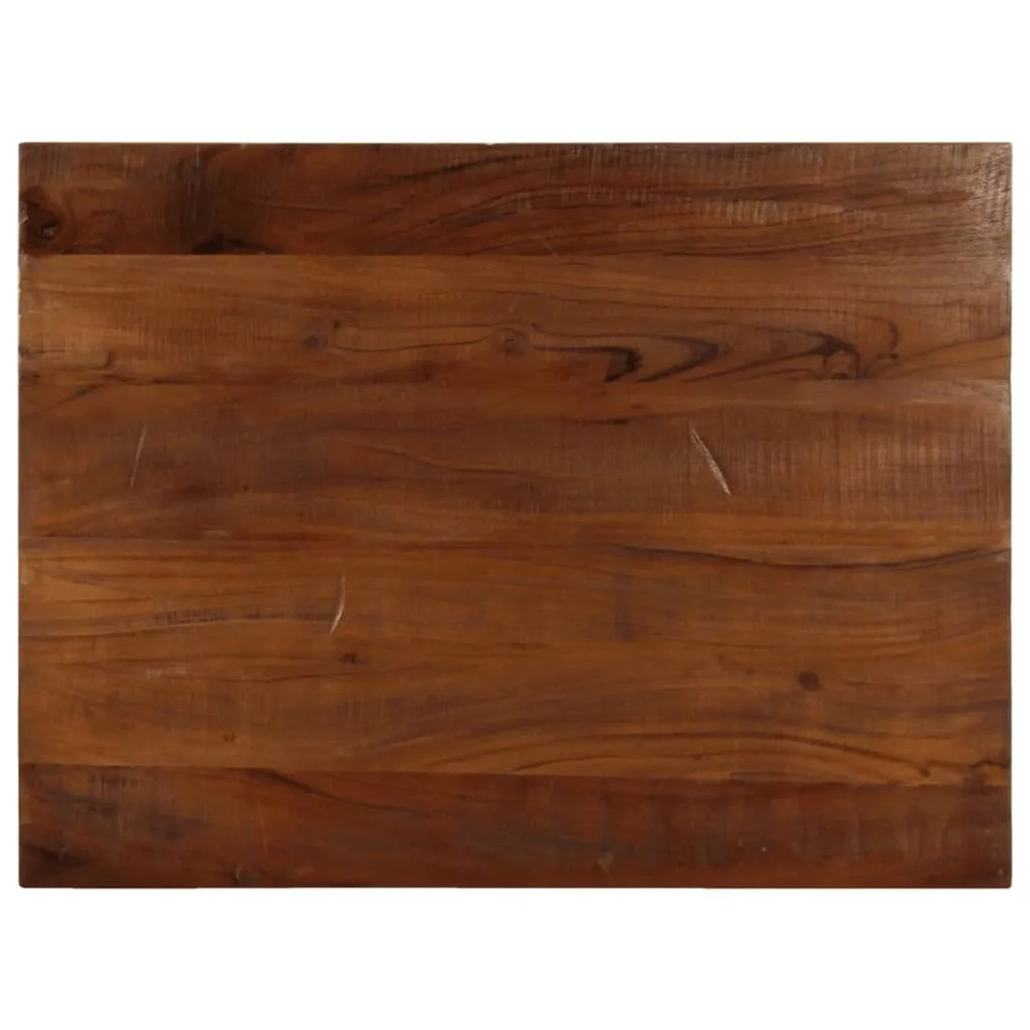 vidaXL Tischplatte 80x70x2,5 cm Rechteckig Altholz Massiv 371204