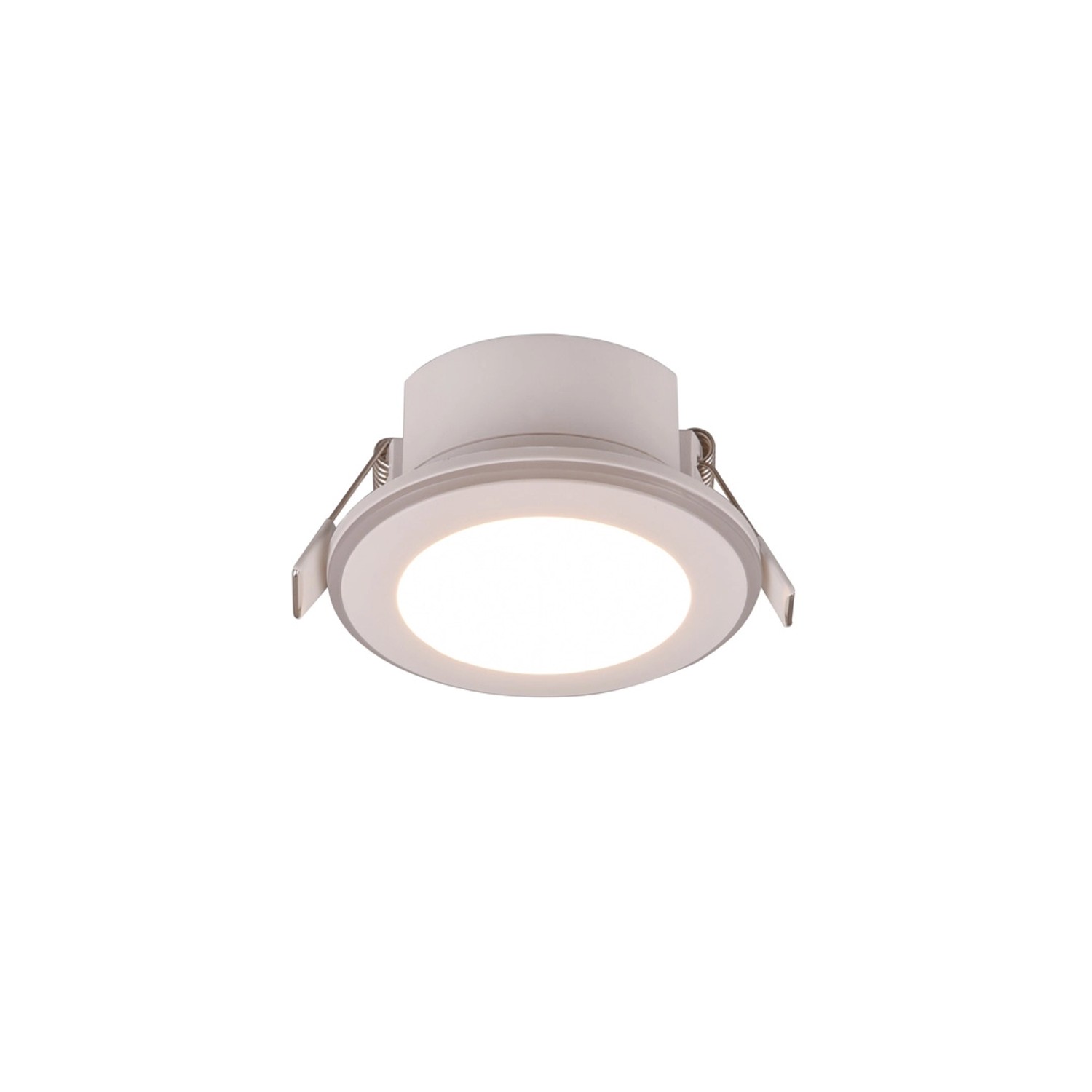 Trio LED-Einbauleuchten Argus 1-flammig Weiß Matt Ø 8,2 cm günstig online kaufen