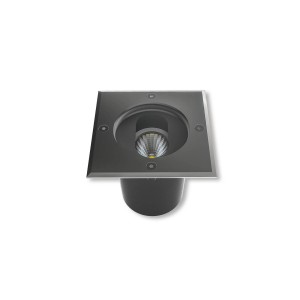 Lucande LED Bodeneinbauleuchte Doris 9969051 Wasserdicht Modern in Alu aus Aluminium 1-flammig