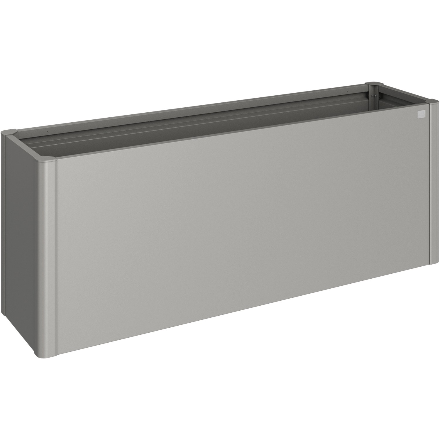 Biohort Hochbeet Metall Quarzgrau-Metallic 77 cm x 201 cm x 53 cm