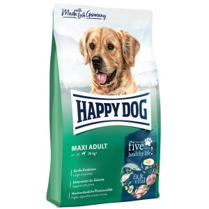 Happy Dog Supreme Fit Vital Maxi Adult 4kg Trockenfutter für große Hunde ab 26kg.