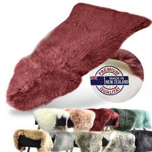 KARAT Schaffell Audrey in Marsala: Premium Lammfell, vielseitig einsetzbar. Weitere Farben im Shop.