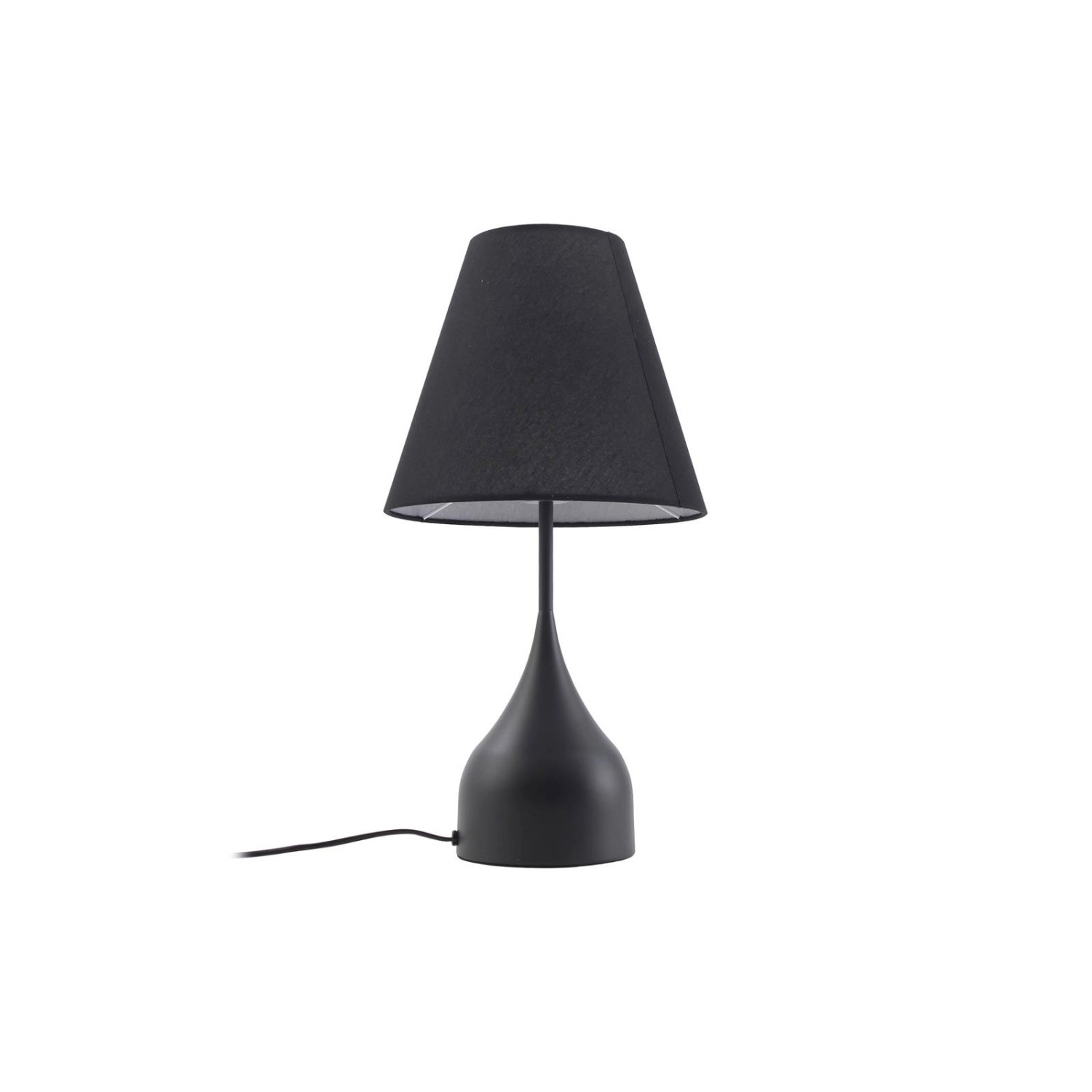 Lucande Tischlampe Luoti 10020438 Modern in Schwarz aus Metall 1-flammig E2 günstig online kaufen