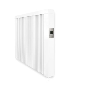 anapont Elektrischer Premium Heizkörper 1300 Watt W-LanSteuerung Elektroheizkörper Mit Speicherstein Schamotte - Energiesparend - Made In Germany