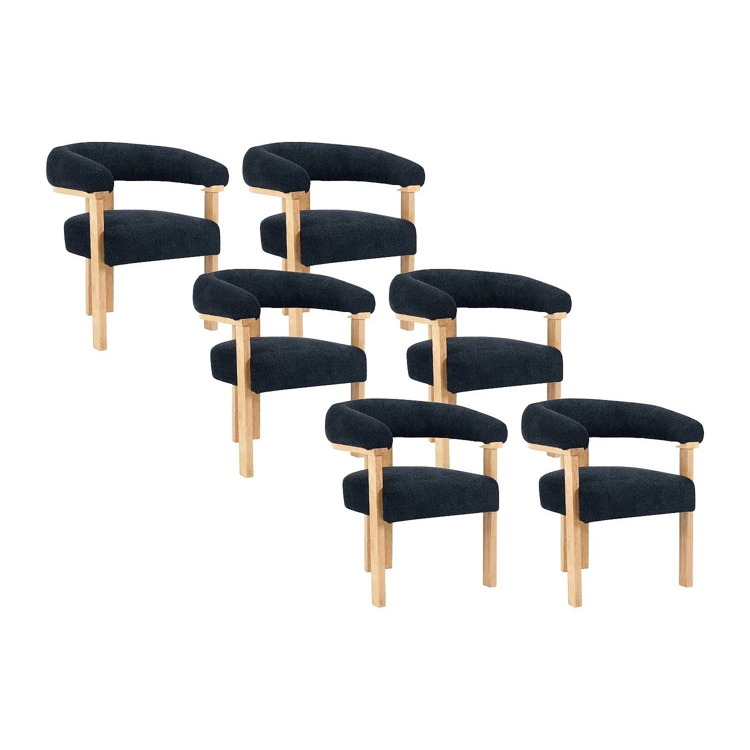 Vente-unique Stuhl Livelia Anthrazitgrau 64 cm
