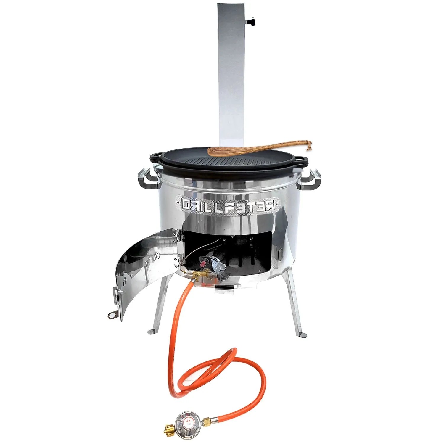 Grillpeter Utschak Set MultiFlame mit 15l Kazan und Grilldeckel aus Gusseis günstig online kaufen