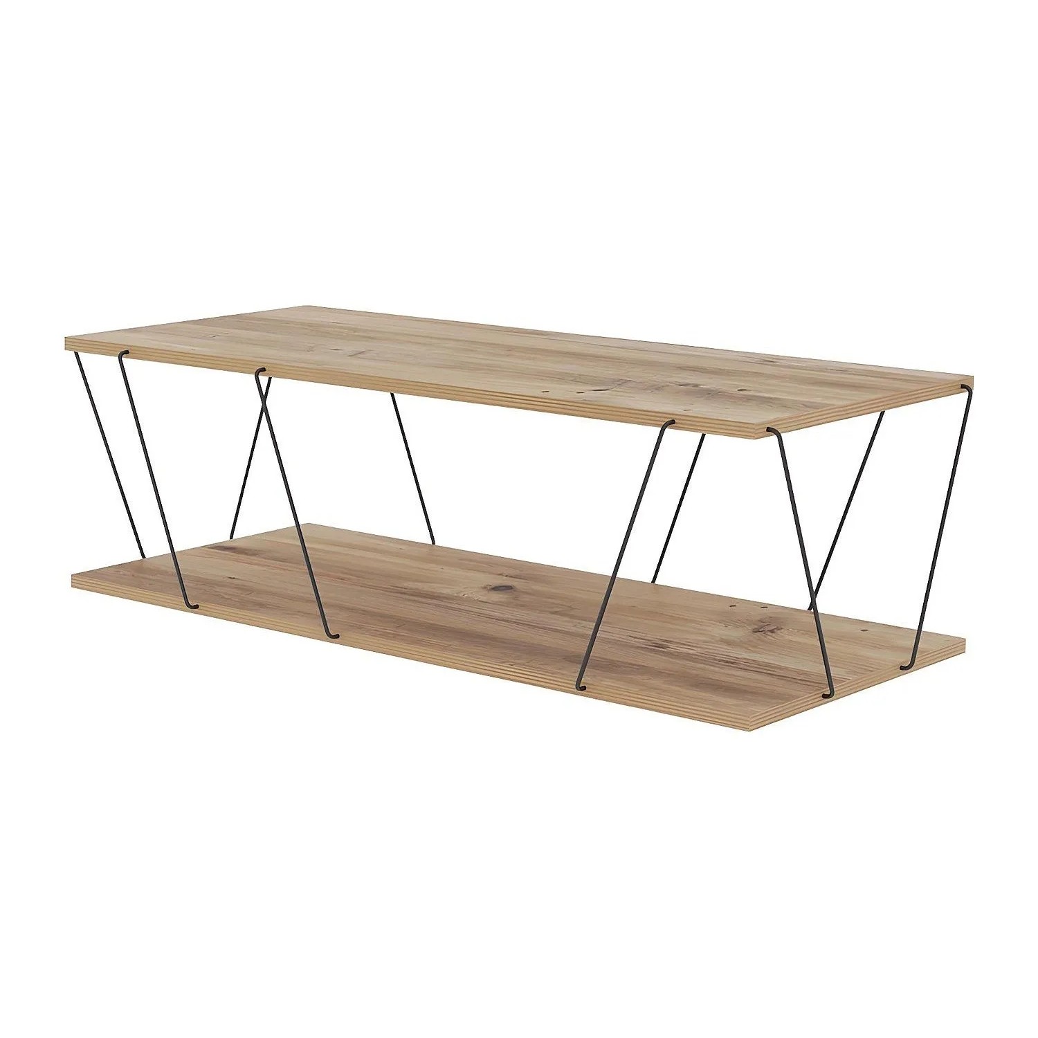Vente-unique Couchtisch Delory Naturfarben Hell 120 cm