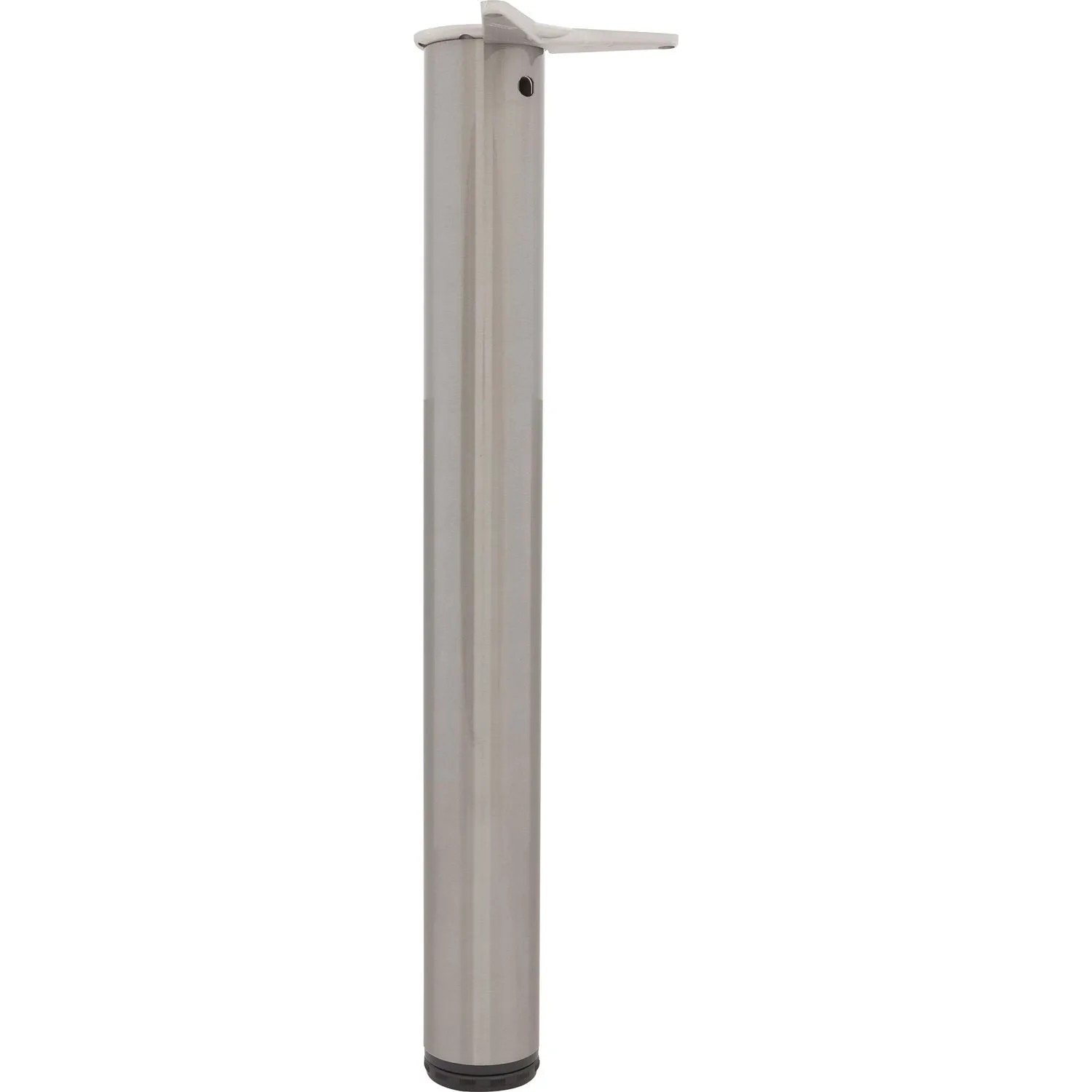 Camar Tischfuß Zylindrisch ø 80 mm Länge 700 mm Stahl Edelstahl-Effekt