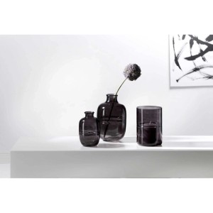 Ritzenhoff & Breker Larissa Windlicht 20 cm 2er Set Anthrazit-Braun