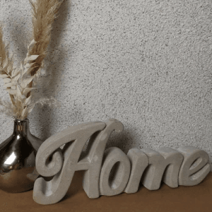 Floxxan Baumwollputz California 204, Farbe Weiß/Basalt. Dekorative Tapete mit Struktur.