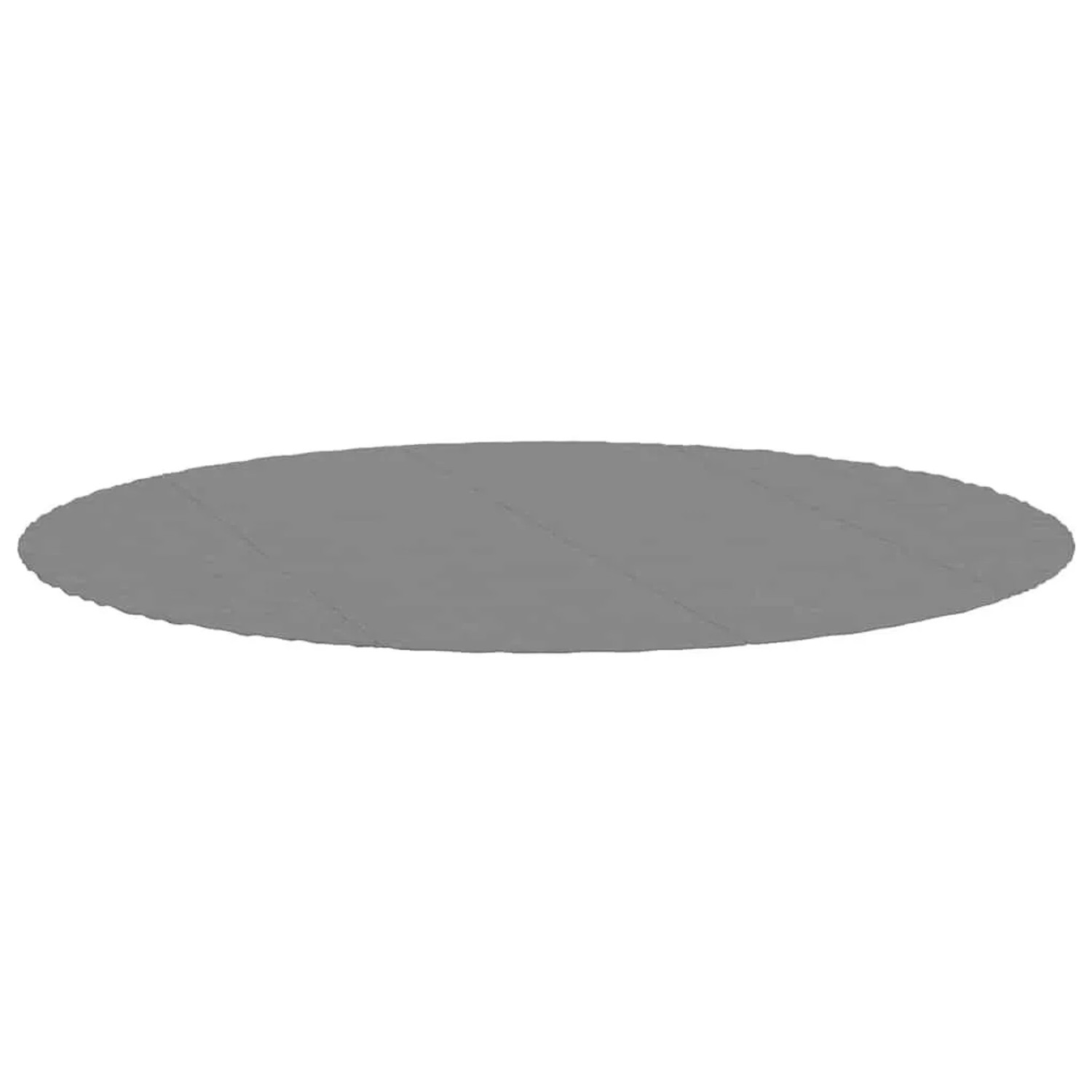 vidaXL Pool-Bodentuch Hellgrau Ø458 cm Polyester Geotextil 94220