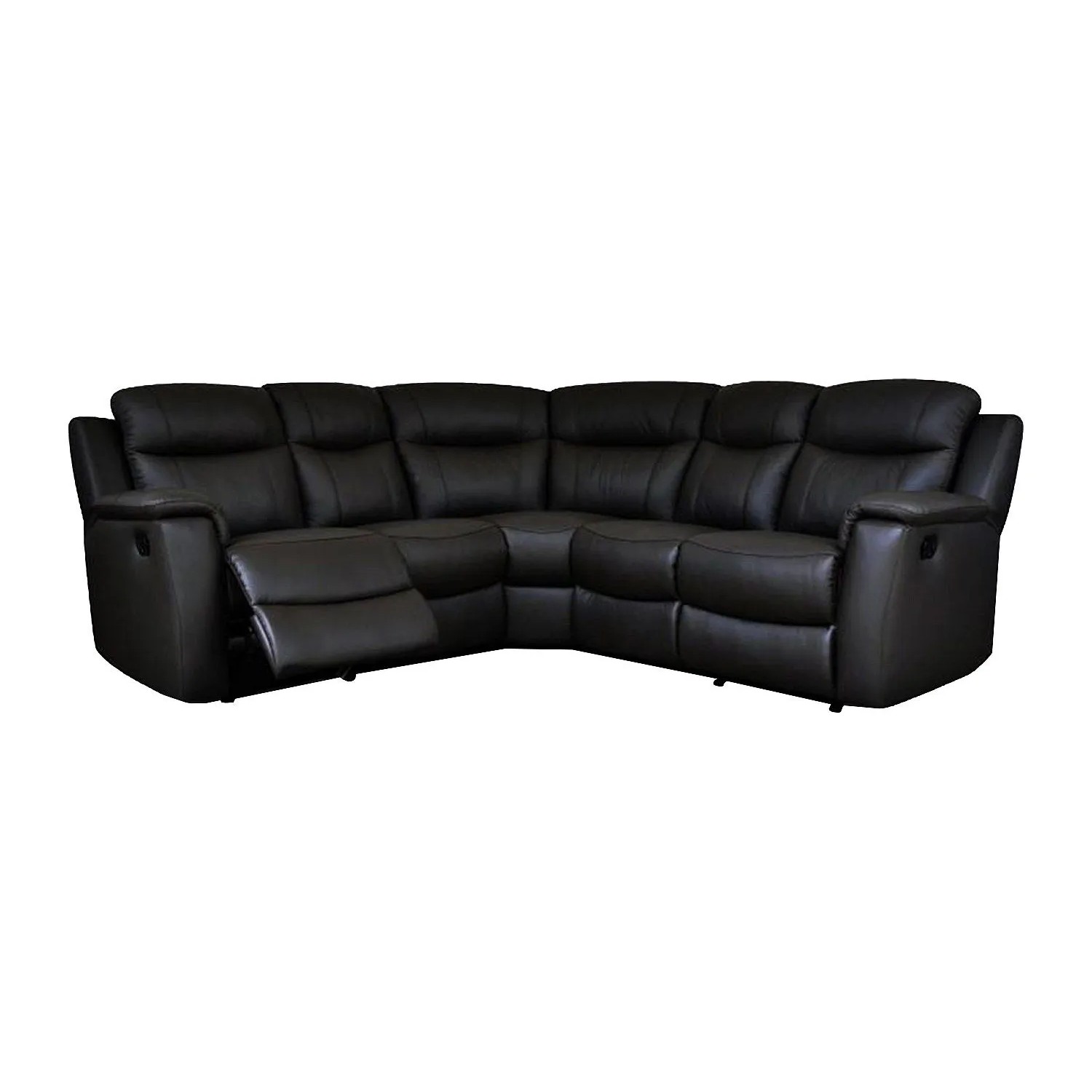 Vente-unique Relaxsofa Evasion Schwarz 217 cm