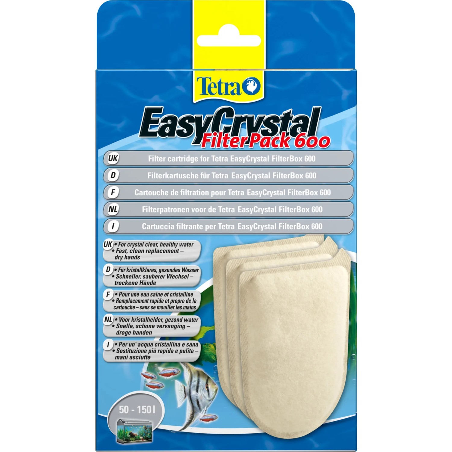 Tetra Aquariumfilter Tetra Aquariumfilter EasyCrystal Filter Pack 600