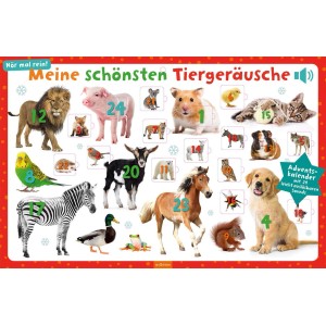 Meine schönsten Tiergeräusche. Adventskalender mit 24 leicht auslösbaren Sounds