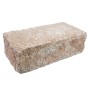 EHL Mauerstein Anzio-Antik-Light, Muschelkalk, 50x18x15 cm, Anfangs-/Endstein für Mauern und Beete.