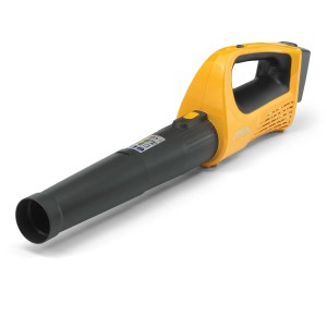Stiga Akku-Laubbläser BL 100e mit Akku und Ladegerät, gelb/schwarz.