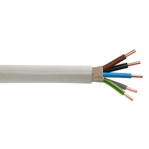 Emskabel Mantelleitung NYM-J 5 x 6 mm² Grau 5 m