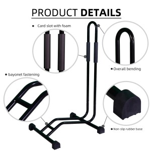 CCLIFE Fahrradständer für 29 Zoll Fahrräder, geeignet für Reifen bis 65mm Breite.