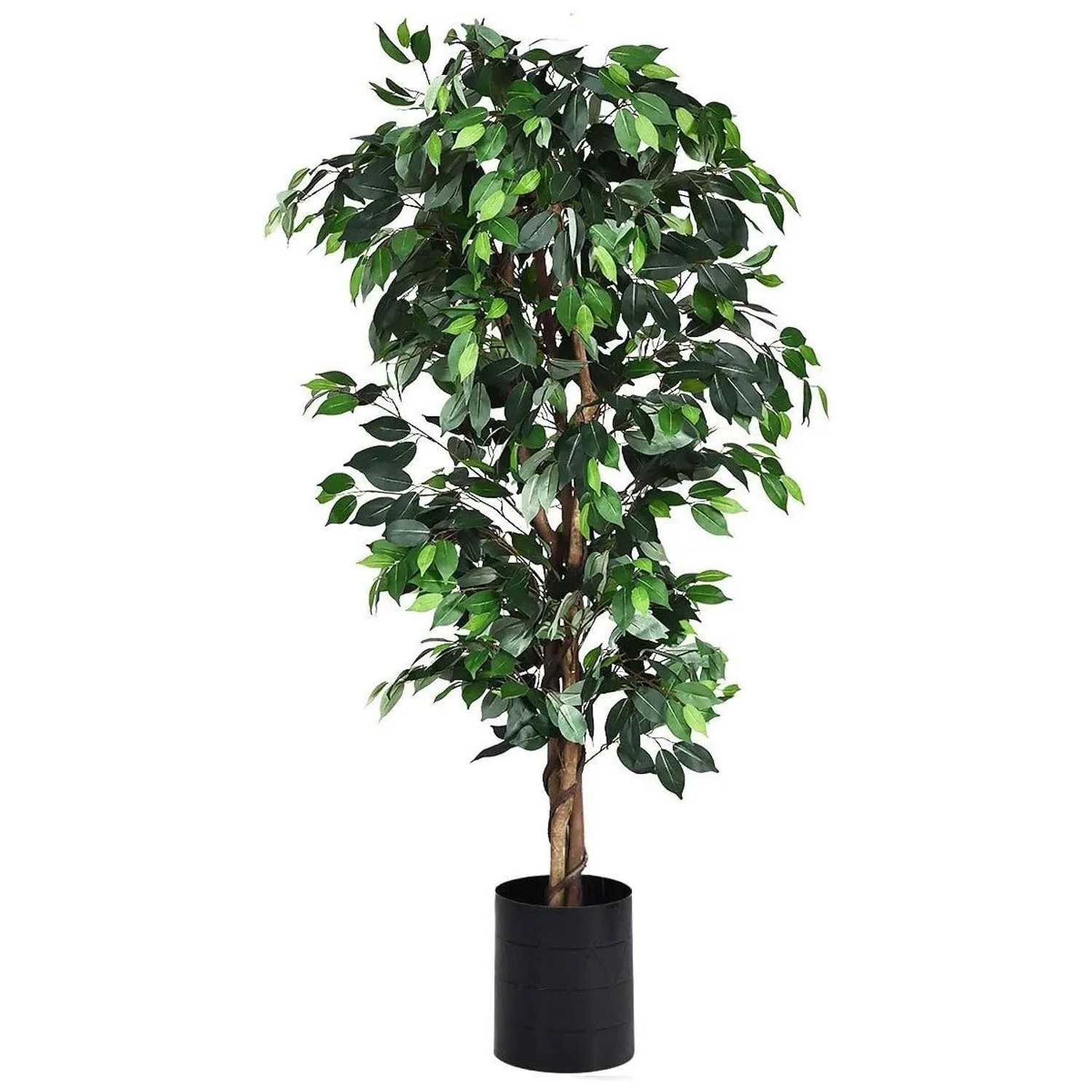 Costway Kunstpflanze für Zuhause Garten Büro 180 cm günstig online kaufen