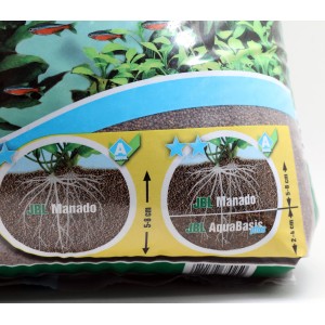JBL Manado Aquarium Bodengrund, 25 l, für optimales Pflanzenwachstum im Süßwasseraquarium.