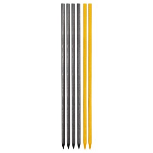 Wolfcraft Minen-Set, 6-teilig: 4 graue, 2 gelbe Minen für Tieflochmarker.