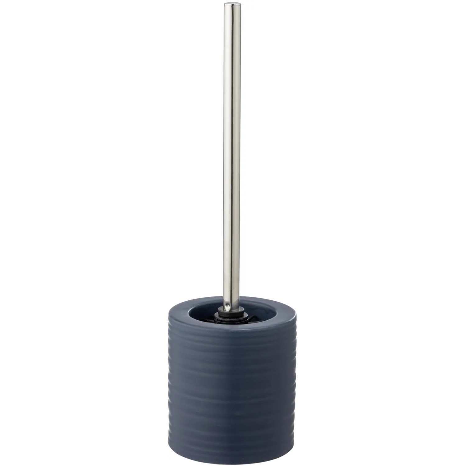 Wenko WC-Garnitur Mila, blaue Keramik WC-Bürste mit Halter.