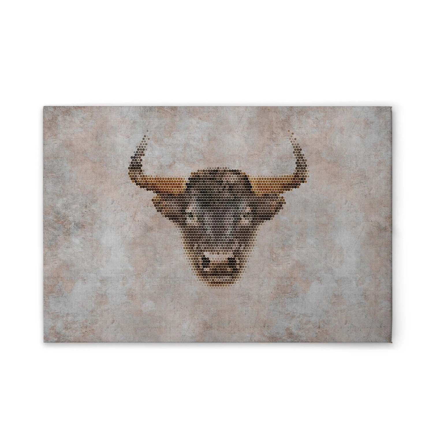 Tadessi Leinwandbild - M1-No.50975 - Big Three Wisent - 120 x 80 cm - Hochformat