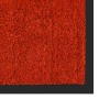Rote Karat Schmutzfangmatte Rhine 90x150 cm, Fußmatte für den Eingangsbereich.