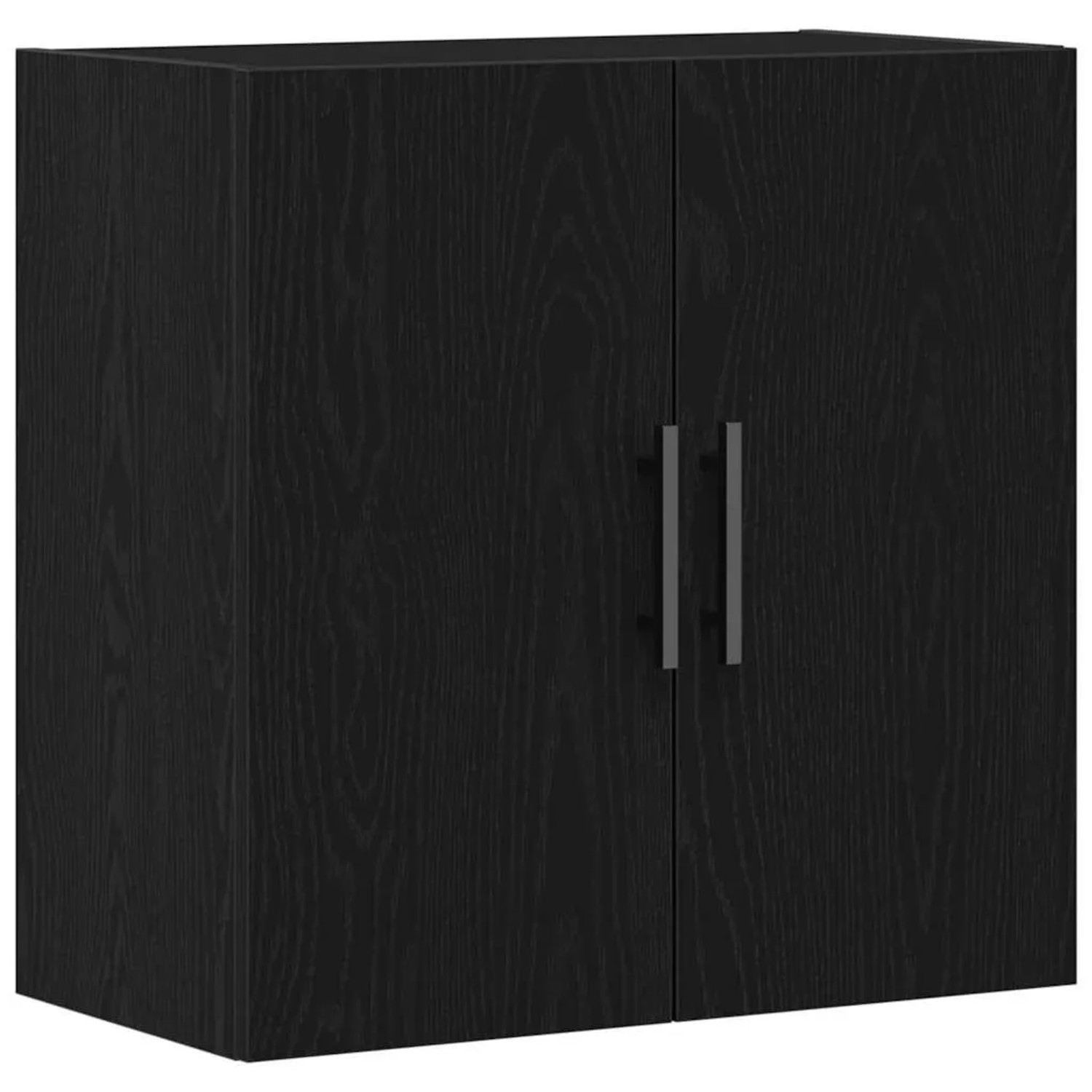 vidaXL Wandschrank Wandmontiert Schwarz Eichen-Optik 60 x 31,5 x 60 cm 8629 günstig online kaufen