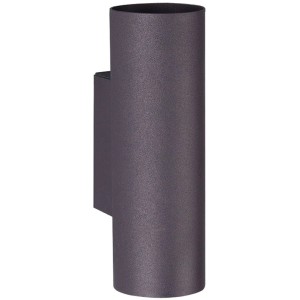 Schwarze, matte Trio Wandleuchte Marley für GU10 Leuchtmittel, geeignet für Wohn- und Schlafzimmer.