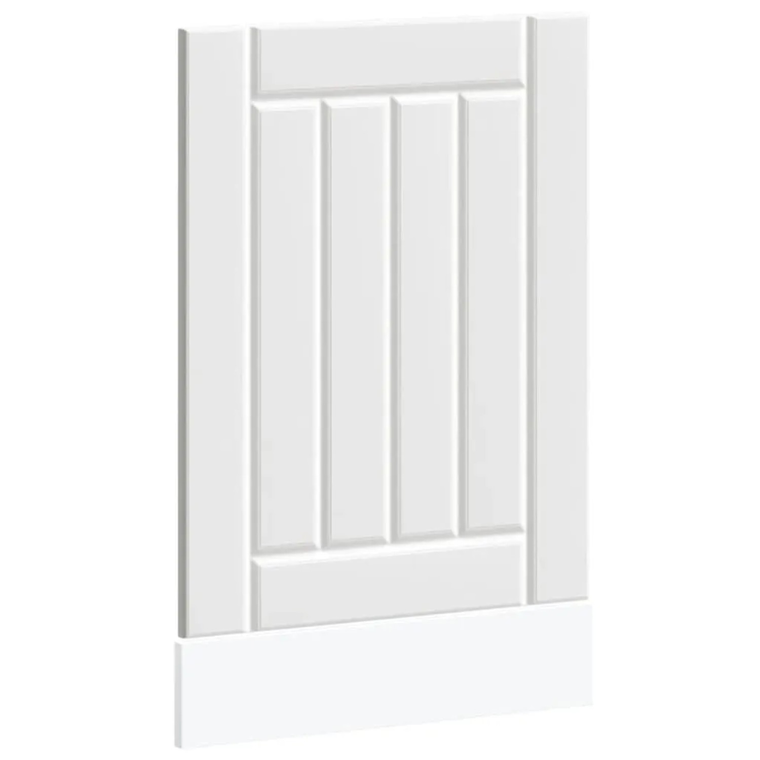 vidaXL Geschirrspülerblende Lucca Weiß Holzwerkstoff 853887 günstig online kaufen