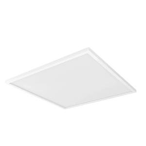 Quadratische, weiße Philips Hue LED-Panelleuchte Aurelle 60x60 cm für stimmungsvolles Licht.