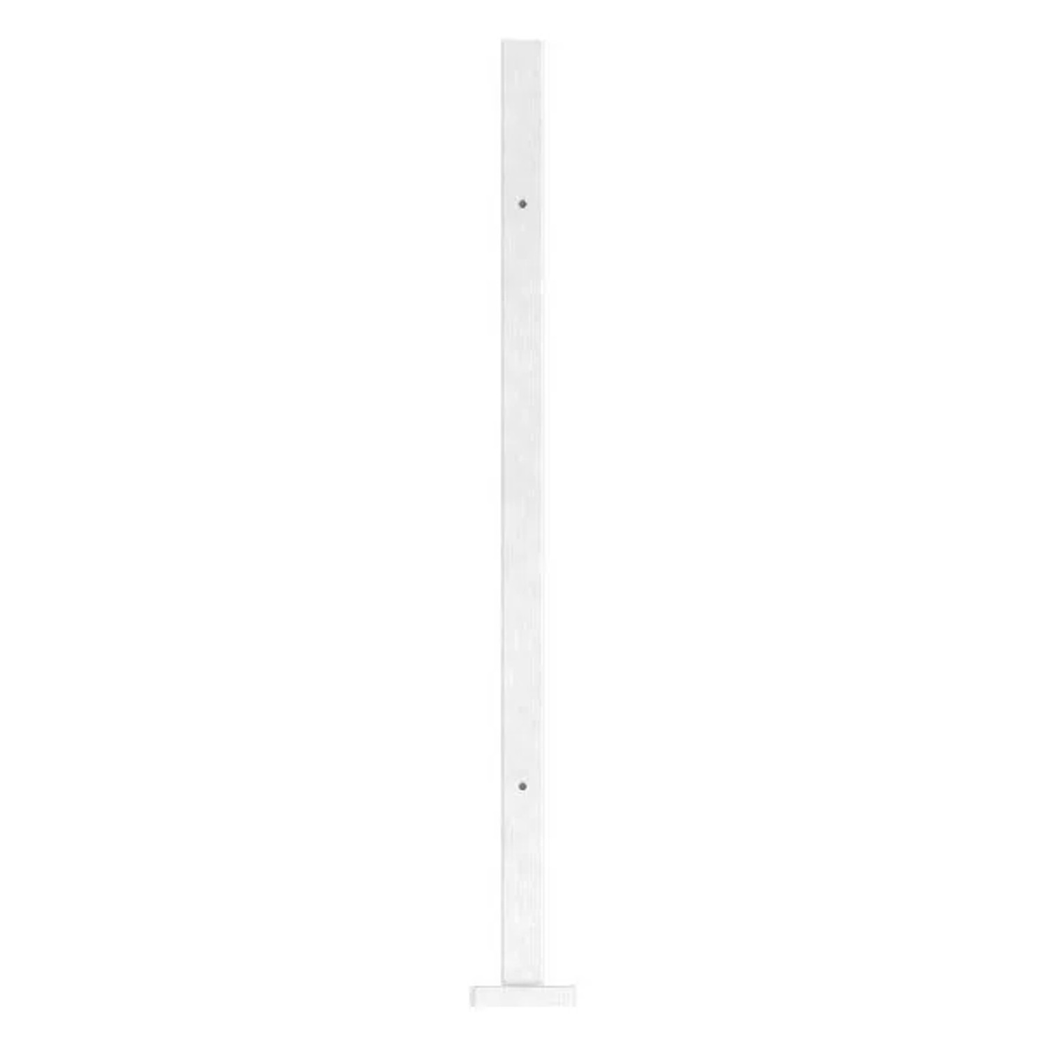 FeNau Edelstahlpfosten V2A 40 X 40 X 2,0 mm H 880 mm Geschliffen Korn 240 Zur Bodenmontage