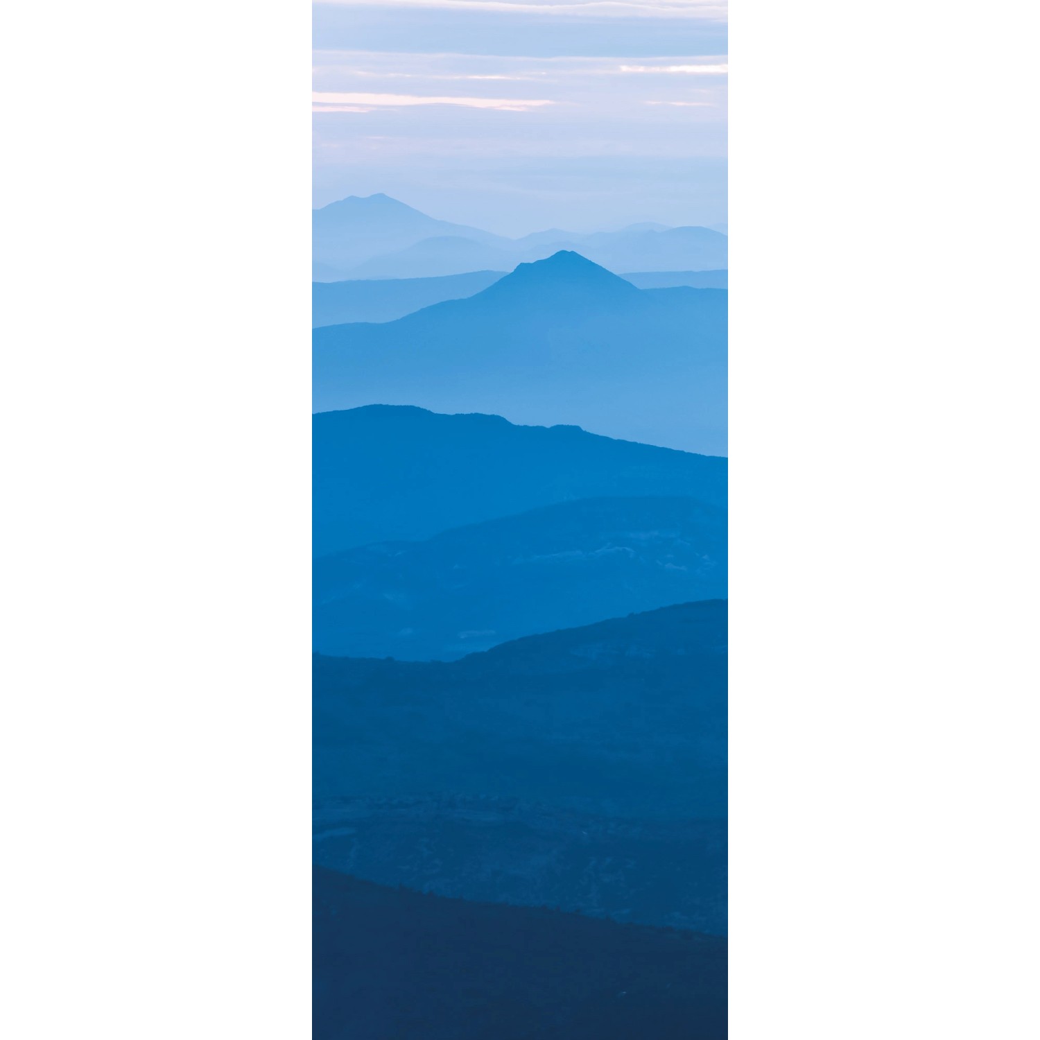 Komar Fototapete Vlies Blue Mountain  Panel 100 x 250 cm  100 x 250 cm