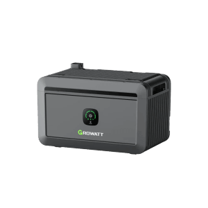 Growatt Solarspeicher Noah 2000 für Balkonkraftwerk Mini-PV, 2.048 Wh, App-steuerbar.