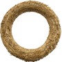 Strohkranz, Ø 20 cm, ideal zum Basteln und Dekorieren, z.B. als Adventskranz oder Türkranz.