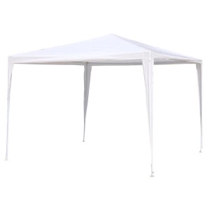 Lex Pavillon 3x3 m Gartenpavillon Gartenzelt Partyzelt Partypavillon Partyzelt Weiß