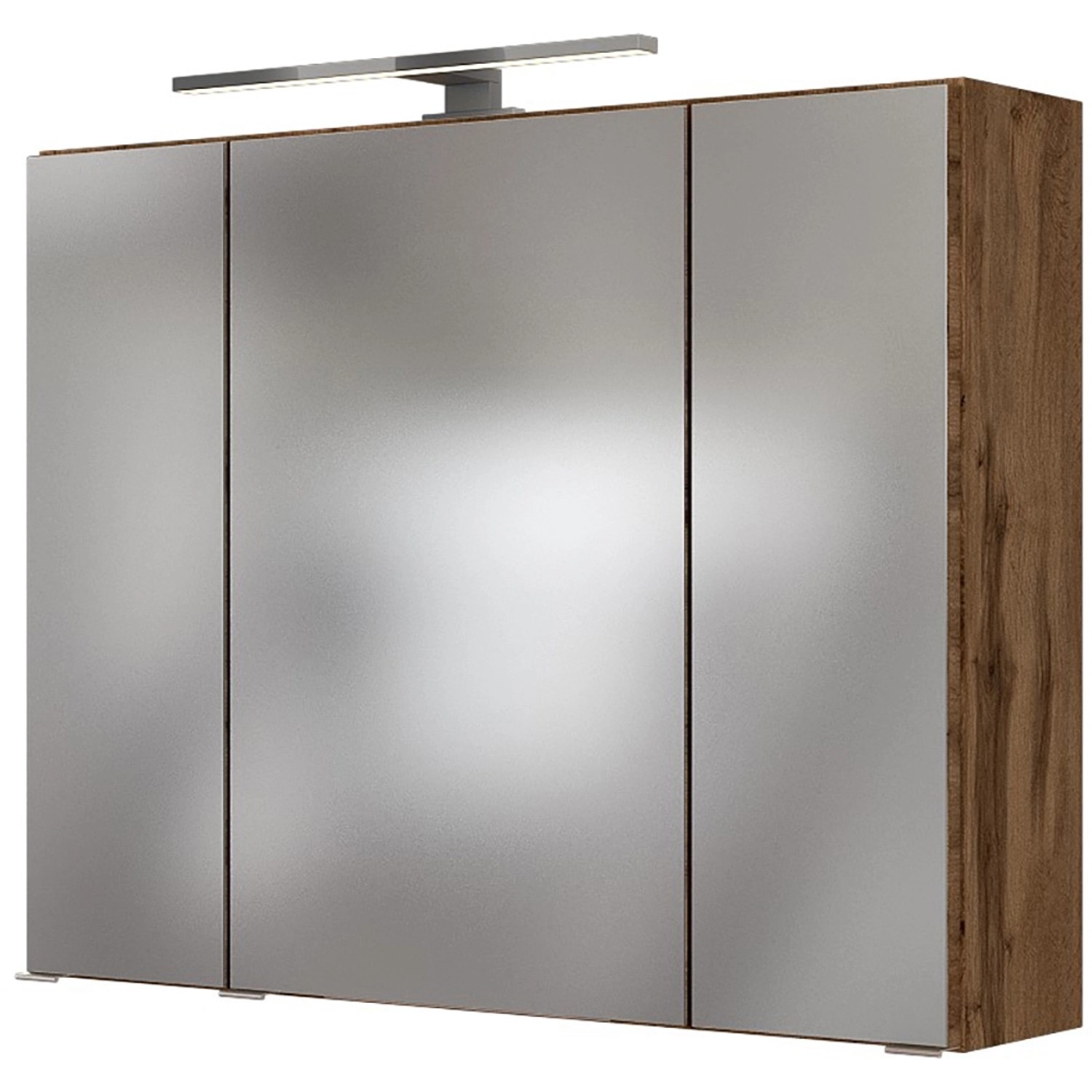 Held Spiegelschrank Verona Eiche 80 cm mit Softclose Türen günstig online kaufen