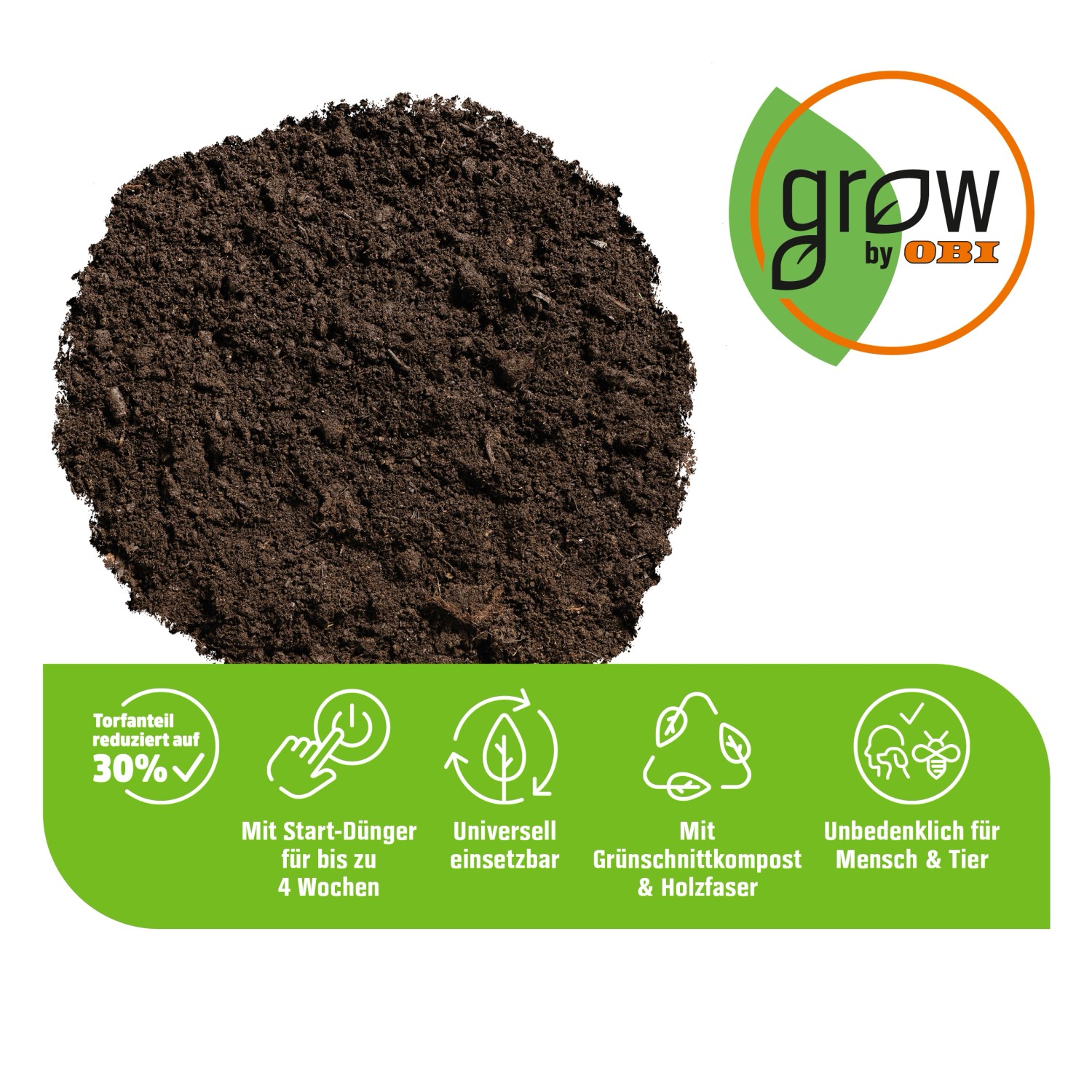 GROW by OBI Blumenerde 20 l kaufen bei OBI