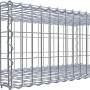 Gabiona Gabionenkorb, 30x100x50 cm, Maschenweite 5x10 cm, Drahtkorb für Einfassungen und Mauersysteme.