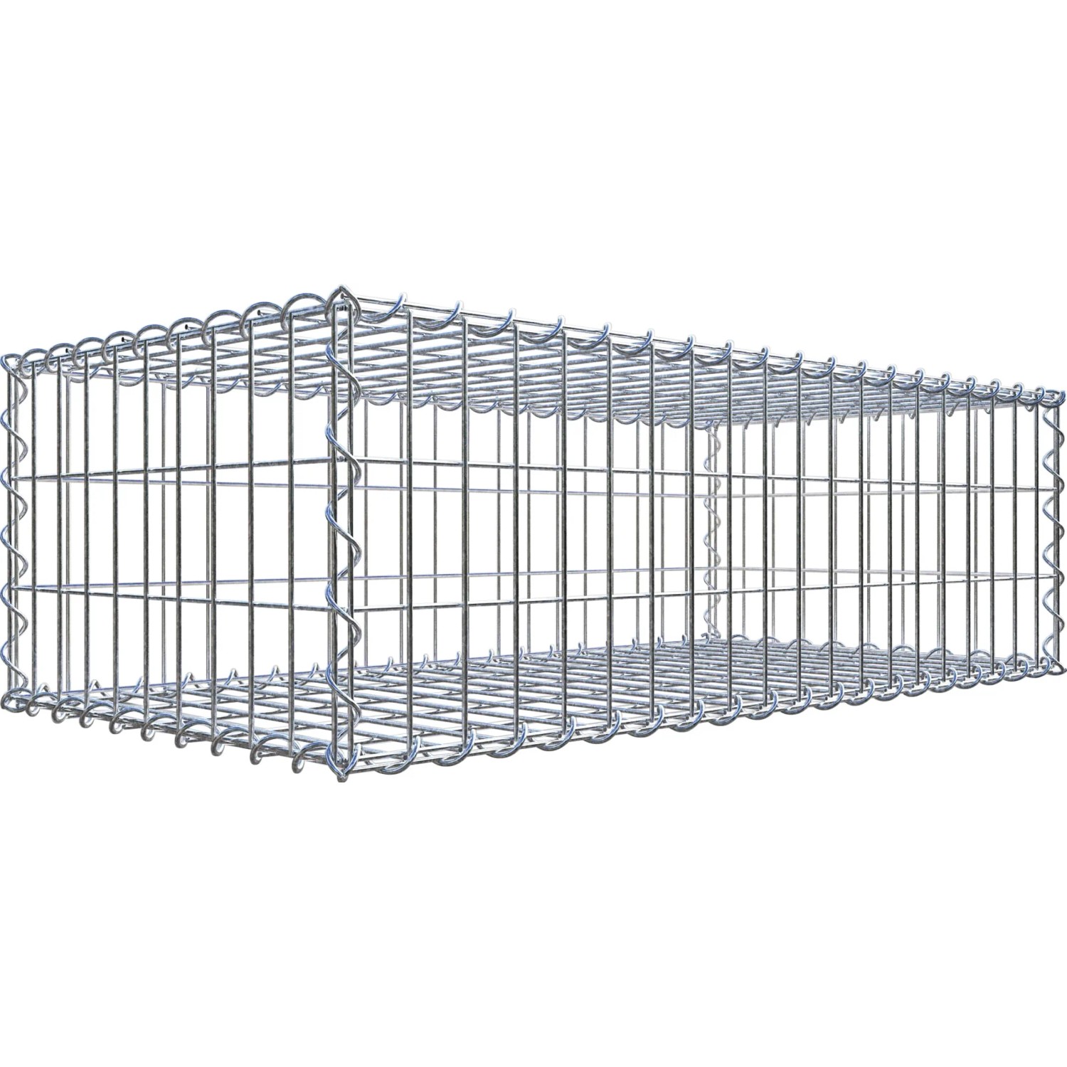 Gabiona Gabionenkorb 30 cm x 100 cm x 50 cm Maschenw 5 cm x 10 cm