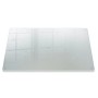 Tulup Schneidebrett Satiniertes Glasschneidebrett 80x52 cm Rechteckiges Schneidebrett Milchglas Schneidebrett